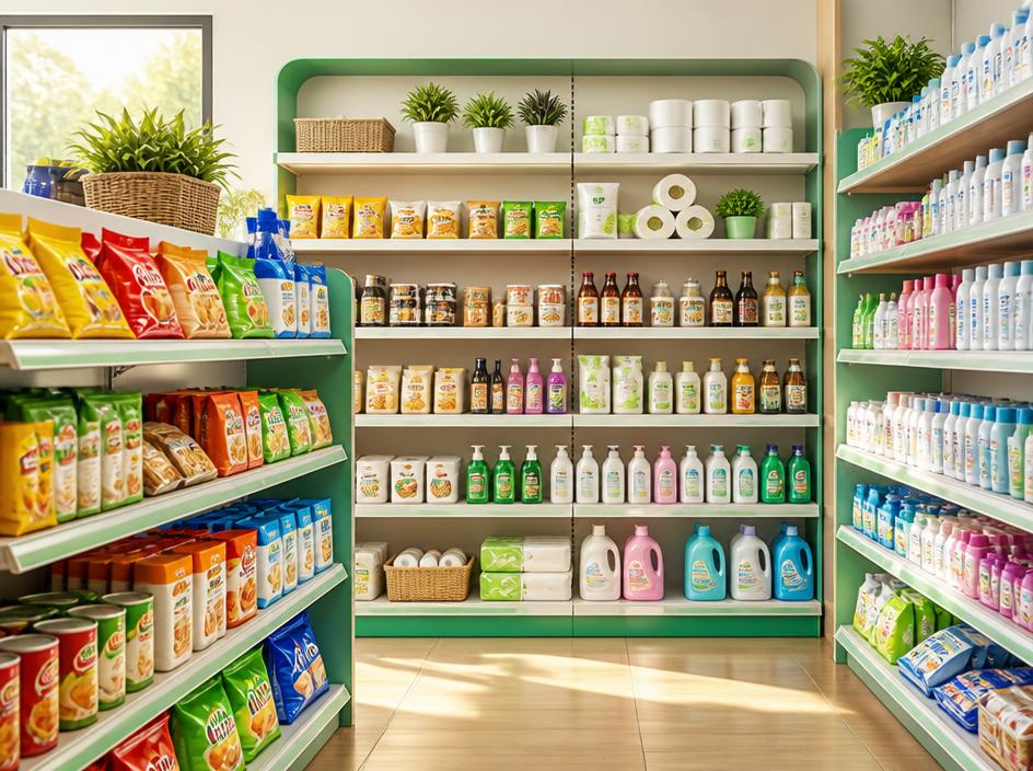 Seção de conveniência da Nova Farma